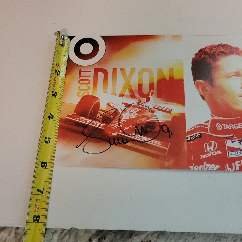 2006 TARGET/ CHIP GANASSI SCOTT DIXON‎ #9 HONDA RACING signed POSTCARD